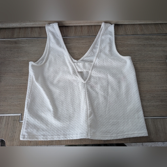 Madewell White Sleeveless Tank Top Small - Picture 3 of 4